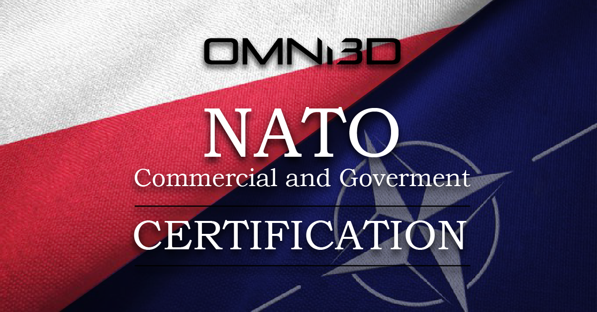 Omni3D Earns NCAGE Code (9BT1H): Boosting Industrial 3D Printing for the Defense Sector