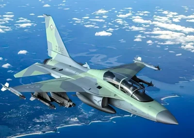 Aerodynamic studies on combat aircraft FA-50