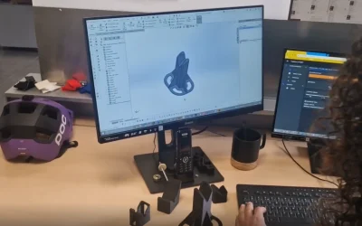 3D Printing Impossible-to-Machine Large 3D Parts for Hexapods